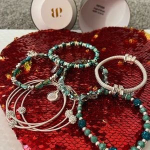 Bomb party jewelry 6 pieces of different bracelet. Brand new never worn.